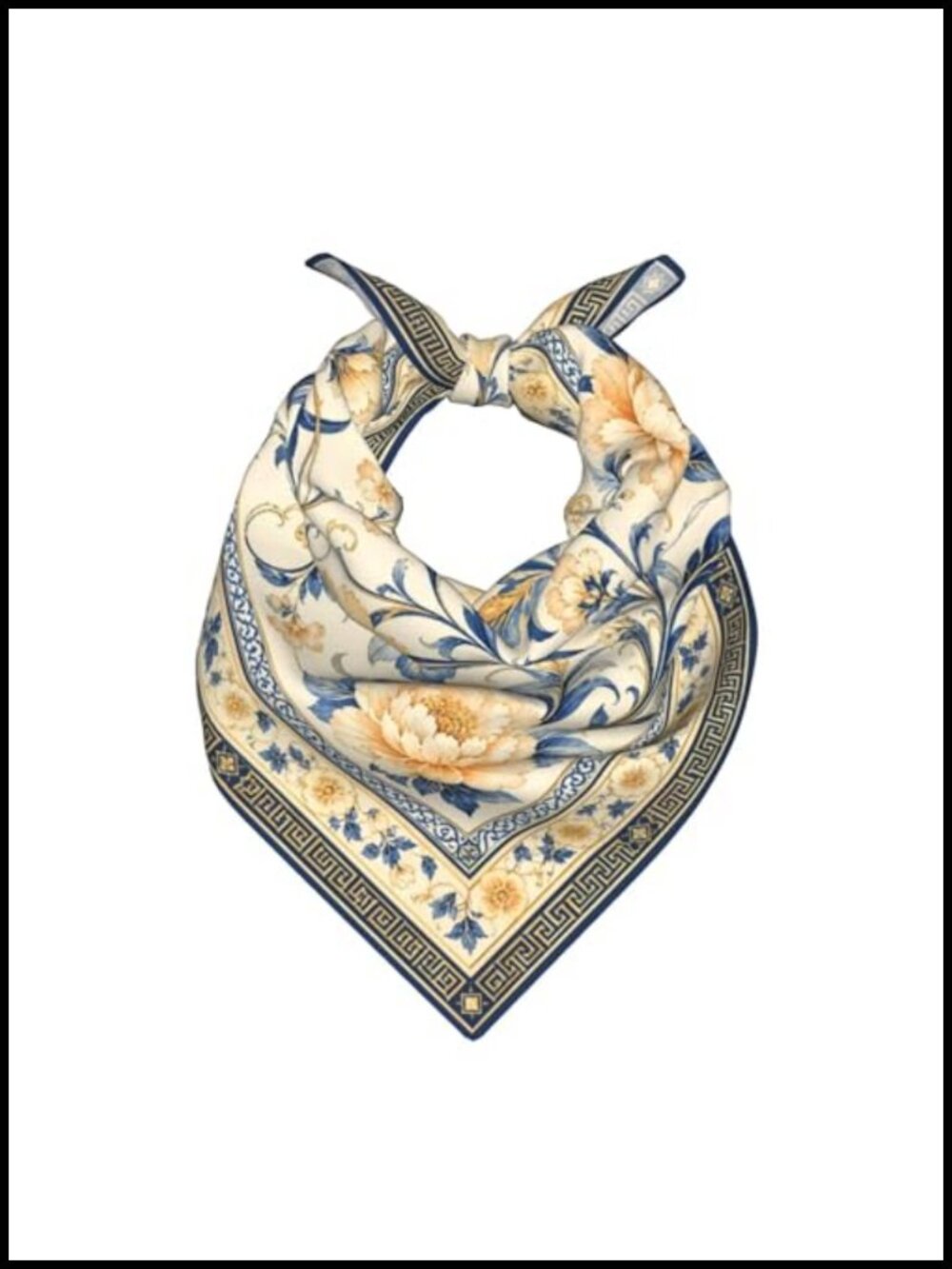 Satin Head Scarf 22x22 Square Bandana Neckerchief Hair Wrap